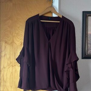 Elegant Maroon Women's Top